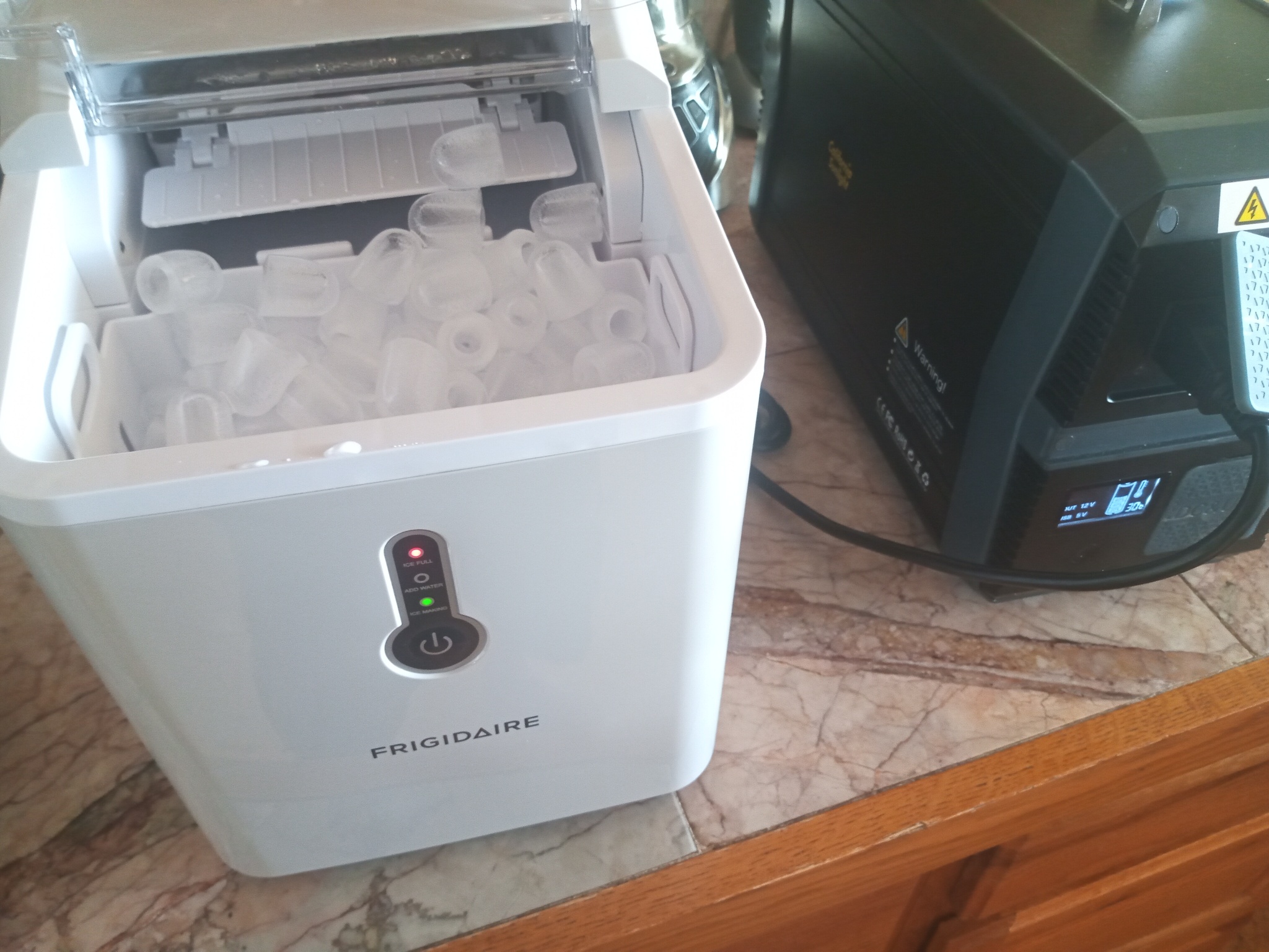 Ice Maker — Frigidaire EFIC206-B-TG Countertop Ice Maker - Small